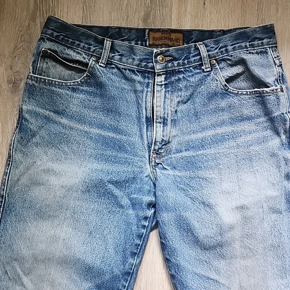 Vintage Schaefer Outfitter Ranch Hand Denim Jeans Classic Relaxed Fit Sz 35×38 - Picture 3 of 11